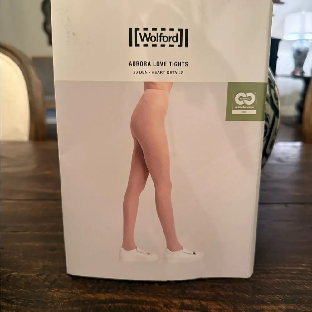 NWT Wolford AURORA LOVE TIGHTS size large